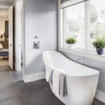 A-List Builders modern bathroom remodel in Malibu, California