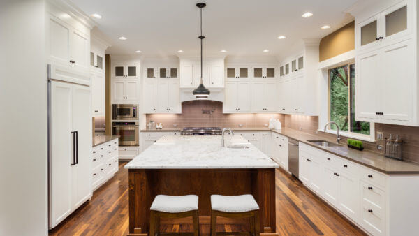 A-List Builders modern kitchen remodel in Encino, California