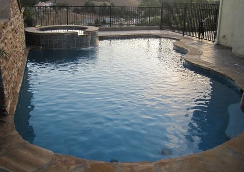 Hollywood Hills New Backyard Pool