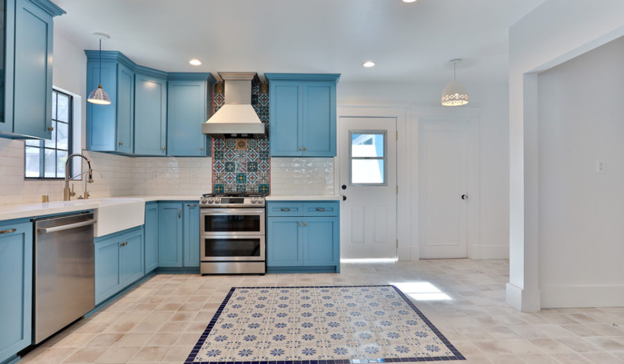 kitchen-remodel-with-Spanish-tile-influence-Los-Angeles